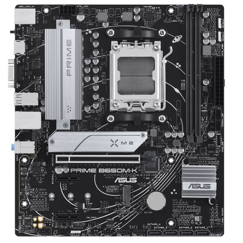 ASUS Prime B650M-K AM5 USB3.2 DDR5 ARGB mATX osnovna plošča