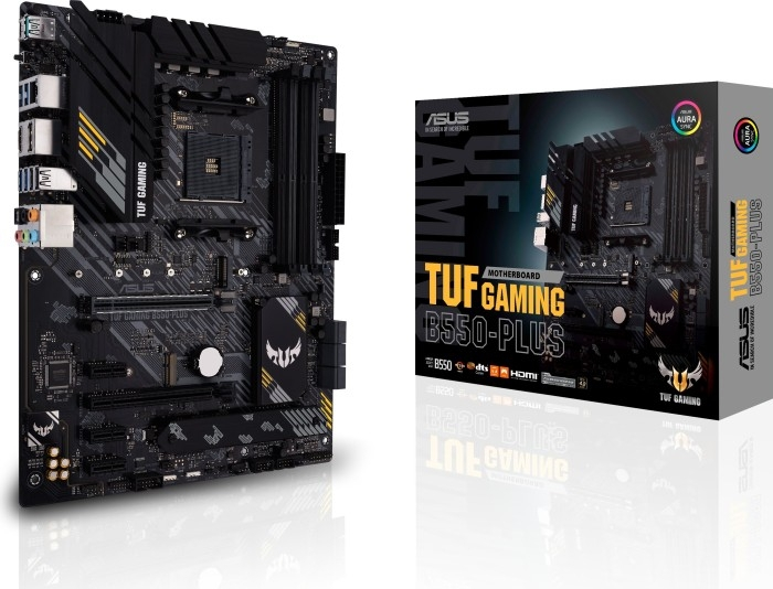 ASUS TUF GAMING B550-PLUS, DDR4, SATA3, USB3.2Gen2, DP, AM4 ATX