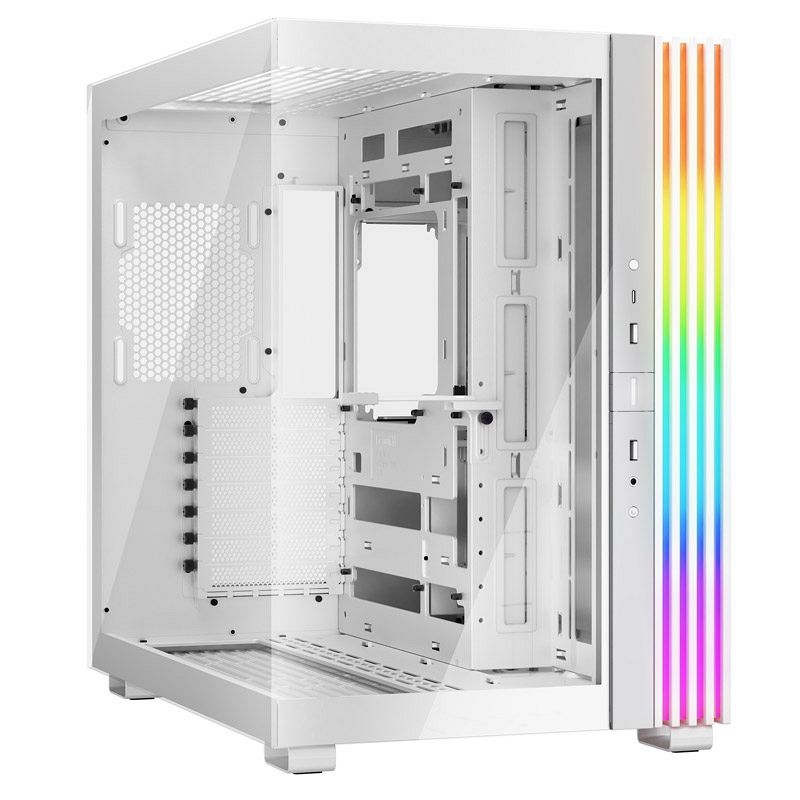 BE QUIET! LIGHT BASE 600 DX (BGW66) RGB midi-ATX okno belo ohišje