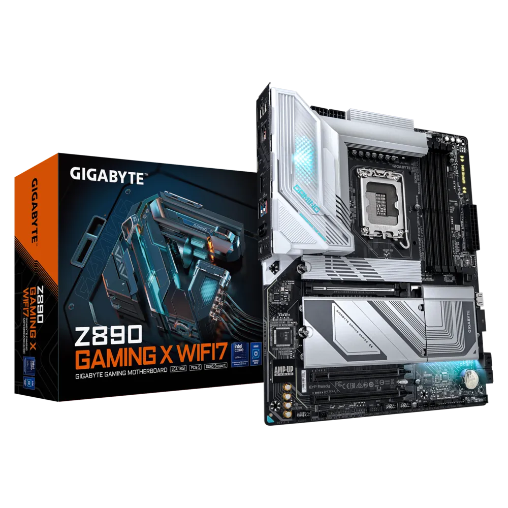 GIGABYTE Z890 GAMING X WIFI7, DDR5, SATA3, USB4, DP, 2.5GbE, WIFI 7, LGA1851 ATX