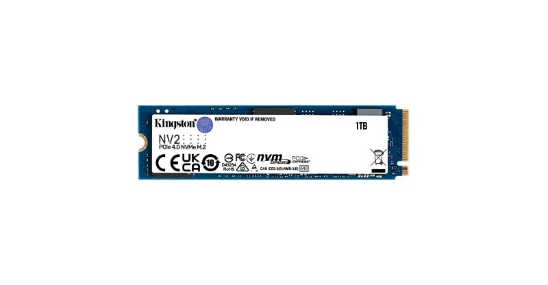 KINGSTON NV2 1TB M.2 PCIe 4.0 NVMe (SNV2S/1000G) SSD