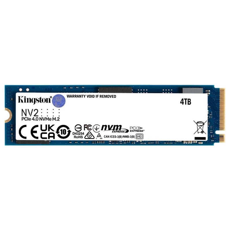 KINGSTON NV2 4TB M.2 PCIe 4.0 NVMe (SNV2S/4000G) SSD