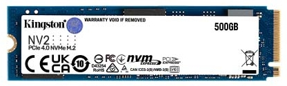 KINGSTON NV2 500GB M.2 PCIe 4.0 NVMe (SNV2S/500G) SSD