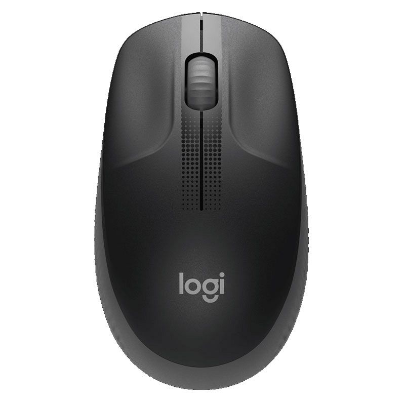 LOGITECH M190 brezžična optična črna miška