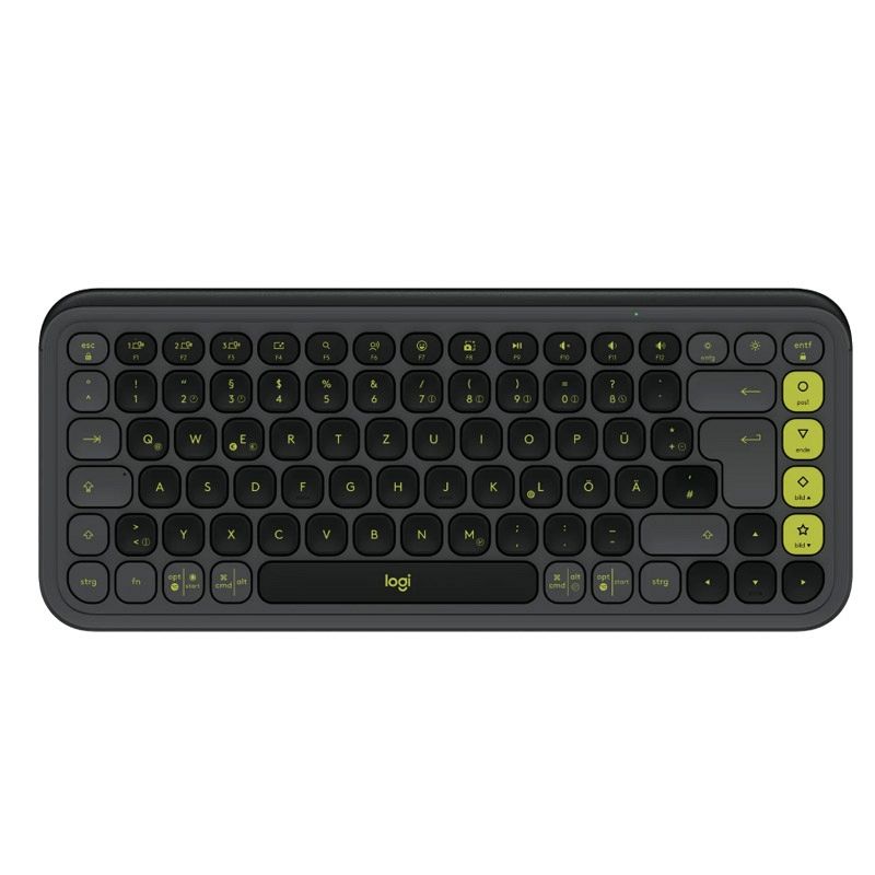 LOGITECH POP ICON KEYS Bluetooth črna/zelena tipkovnica