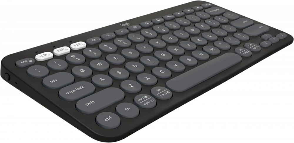 Logitech Tipkovnica Pebble Keys 2 K380s Multi-Device, grafitna, SLO g