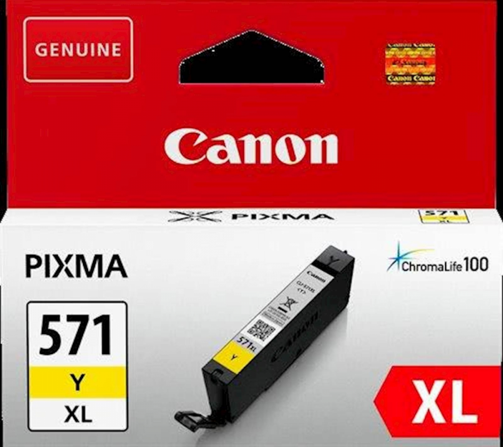 ČRNILO CANON CLI-571 RUMENO XL ZA MG5750, 11ml