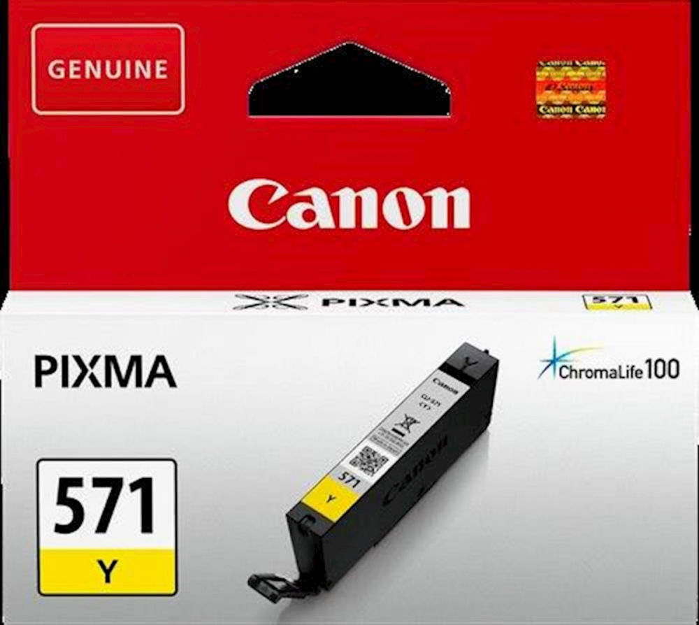 ČRNILO CANON CLI-571 RUMENO ZA MG5750, 7ml