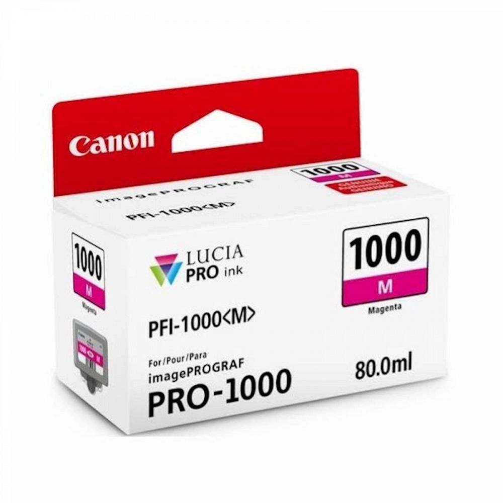 ČRNILO CANON PFI-1000 MAGENTA ZA IMAGEPROGRAF PRO-1000, 80 ml