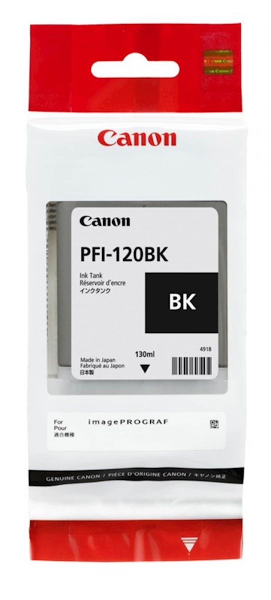 ČRNILO CANON PFI-120 ČRNA ZA TM200/205/300/305 130ml