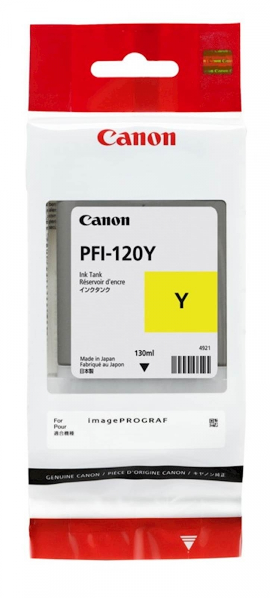 ČRNILO CANON PFI-120 RUMENA ZA TM200/205/300/305 130ml