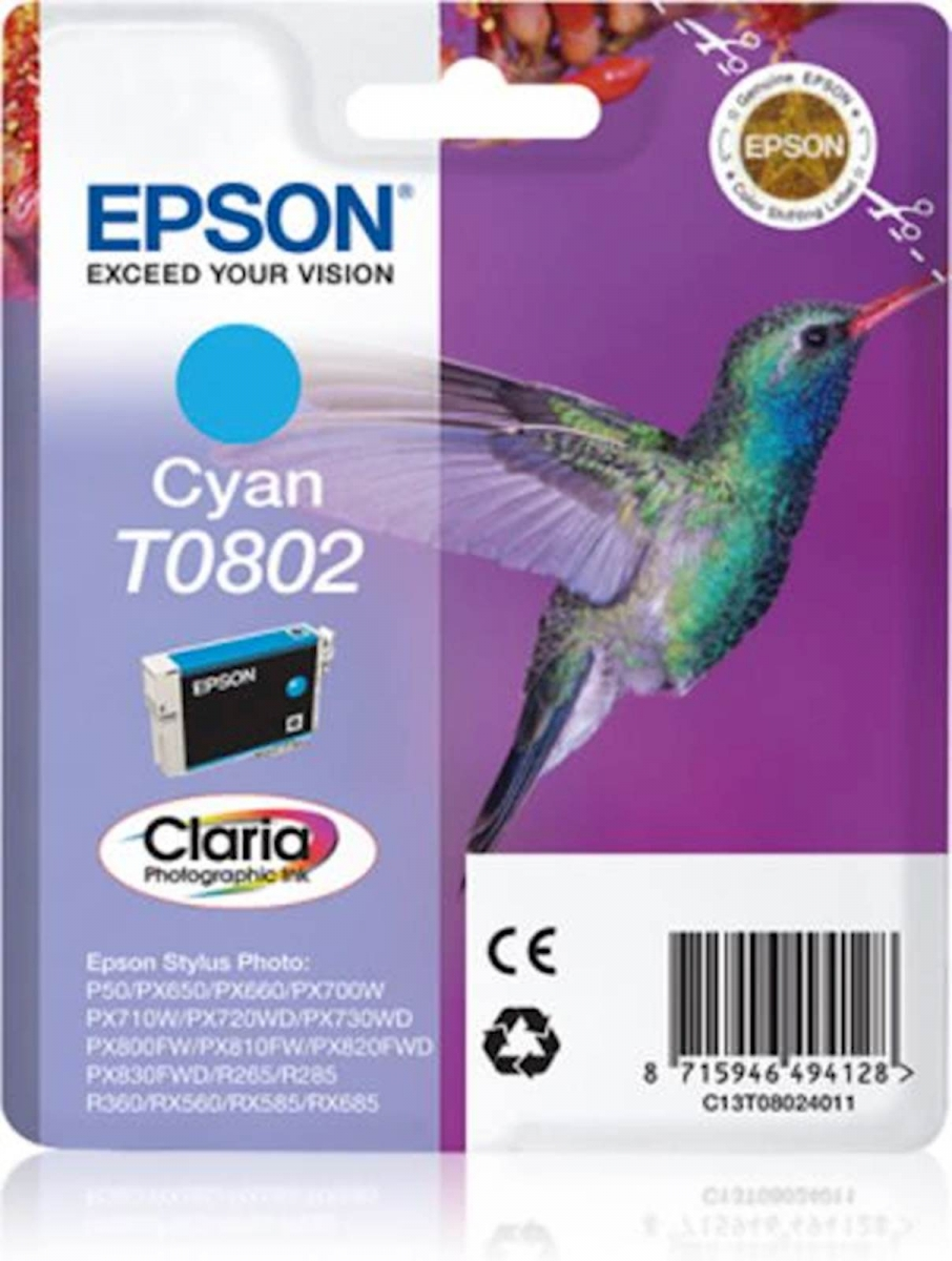 ČRNILO EPSON CYAN FOTO STYLUS PHOTO R265 EXP/ R360/ RX585/ RX685