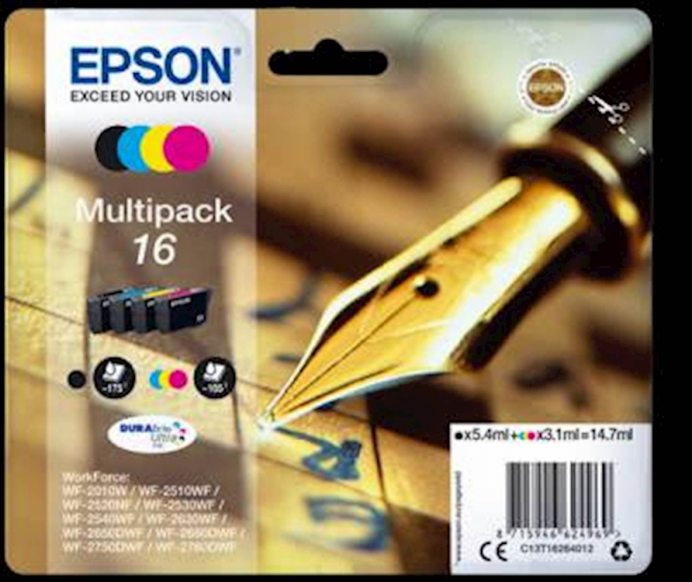 ČRNILO EPSON KOMPLET 16 Č,C,M,Y ZA WF-2520NF/2530WF/2540WF