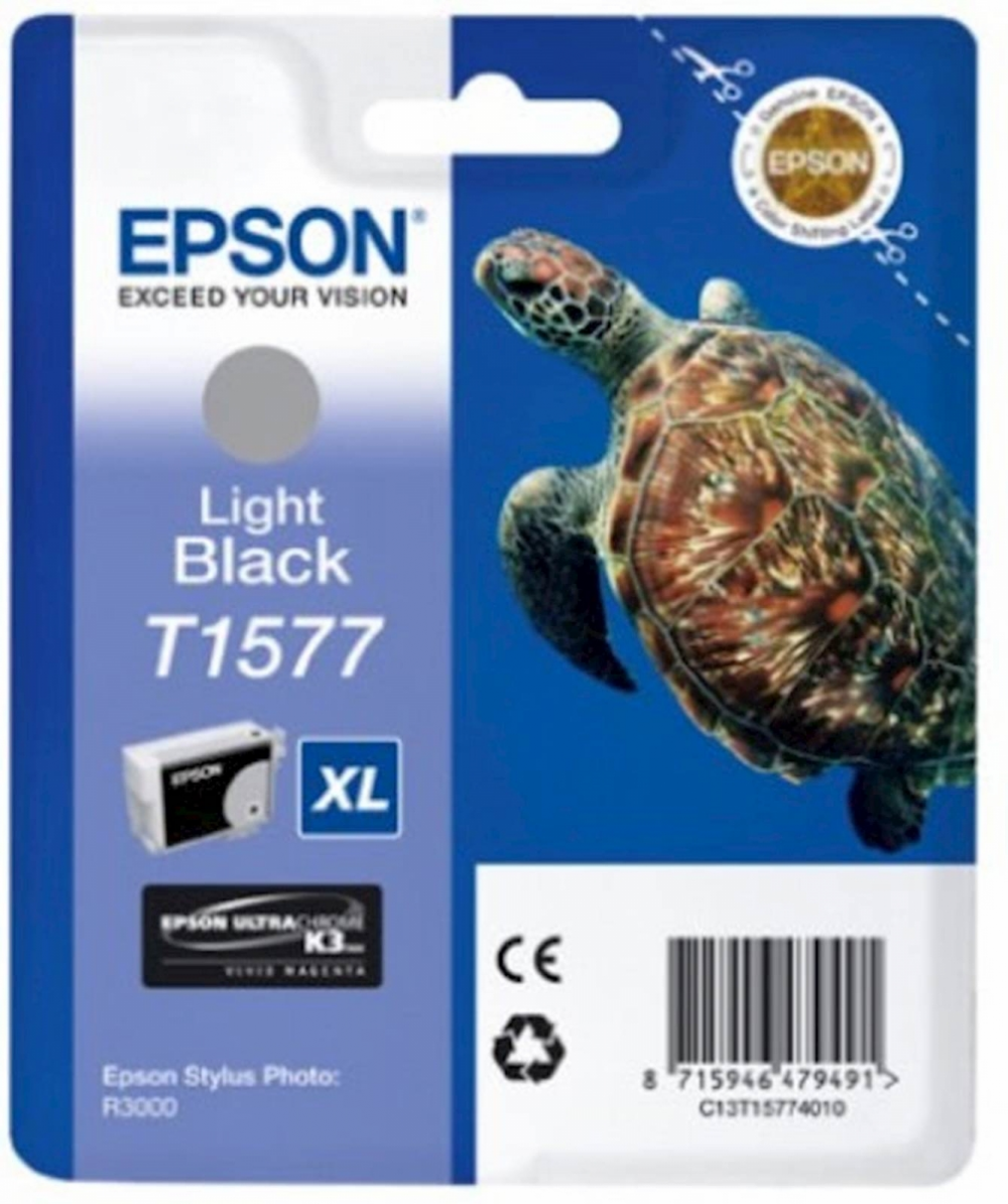 ČRNILO EPSON LIGHT ČRNO S PIGMENT. STY.PHO R3000 XL 25,9ml