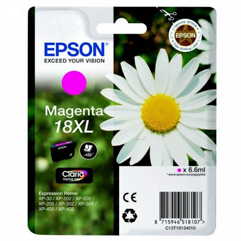 ČRNILO EPSON MAGENTA 18XL XP30/102/202/205/302/305/402/405