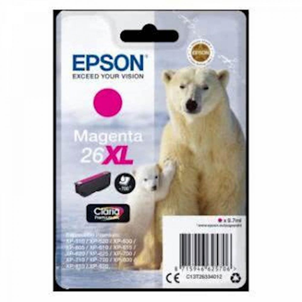 ČRNILO EPSON MAGENTA 26XL EXPR.PREM.XP-600, XP-700, EXP-800