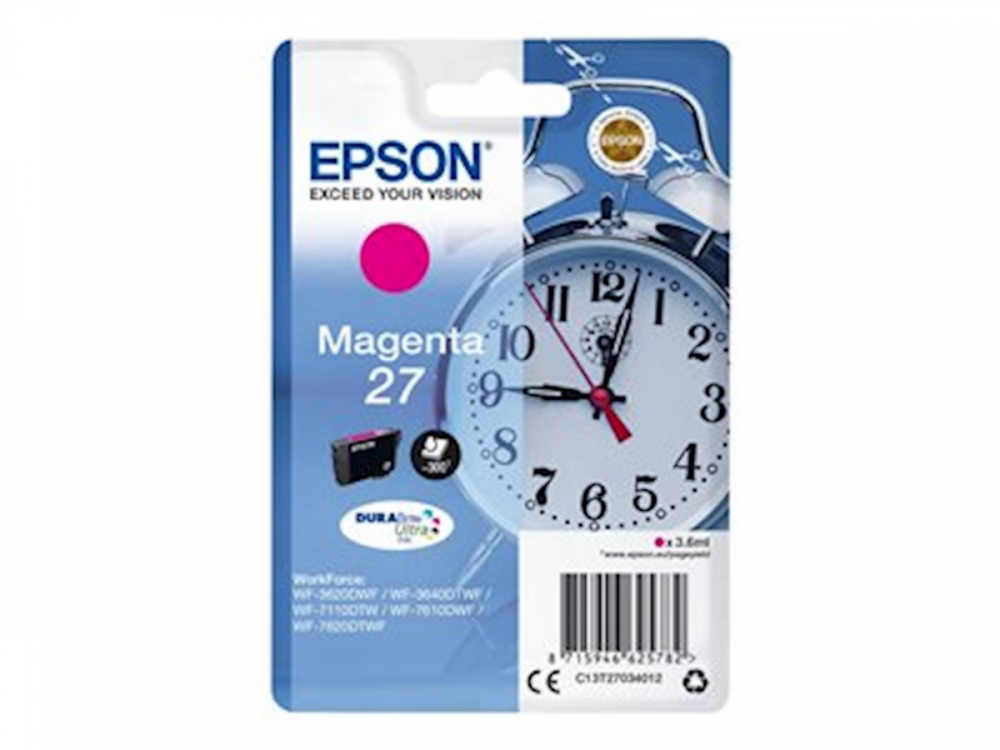 ČRNILO EPSON MAGENTA 27 ZA WF-7110DTW / WF-7610DWF 3,6ml