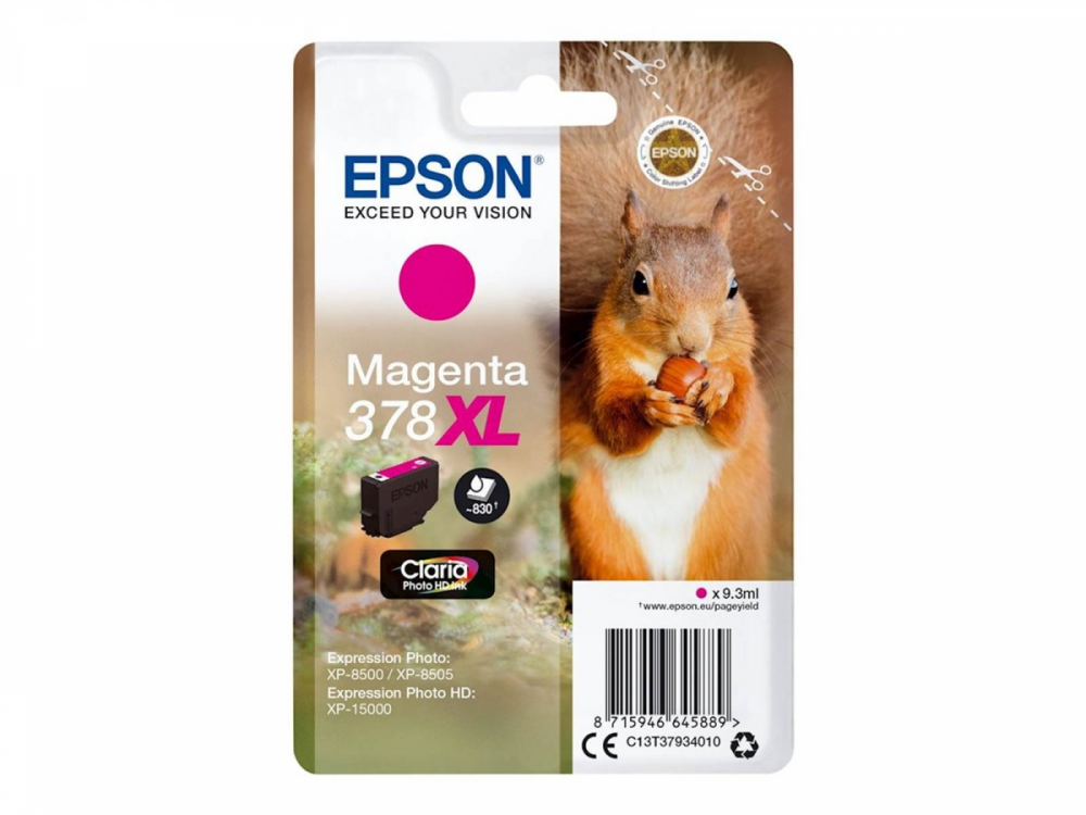 ČRNILO EPSON MAGENTA 378XL ZA XP-15000/XP-8605/XP-8606/XP-8500 9,3ml