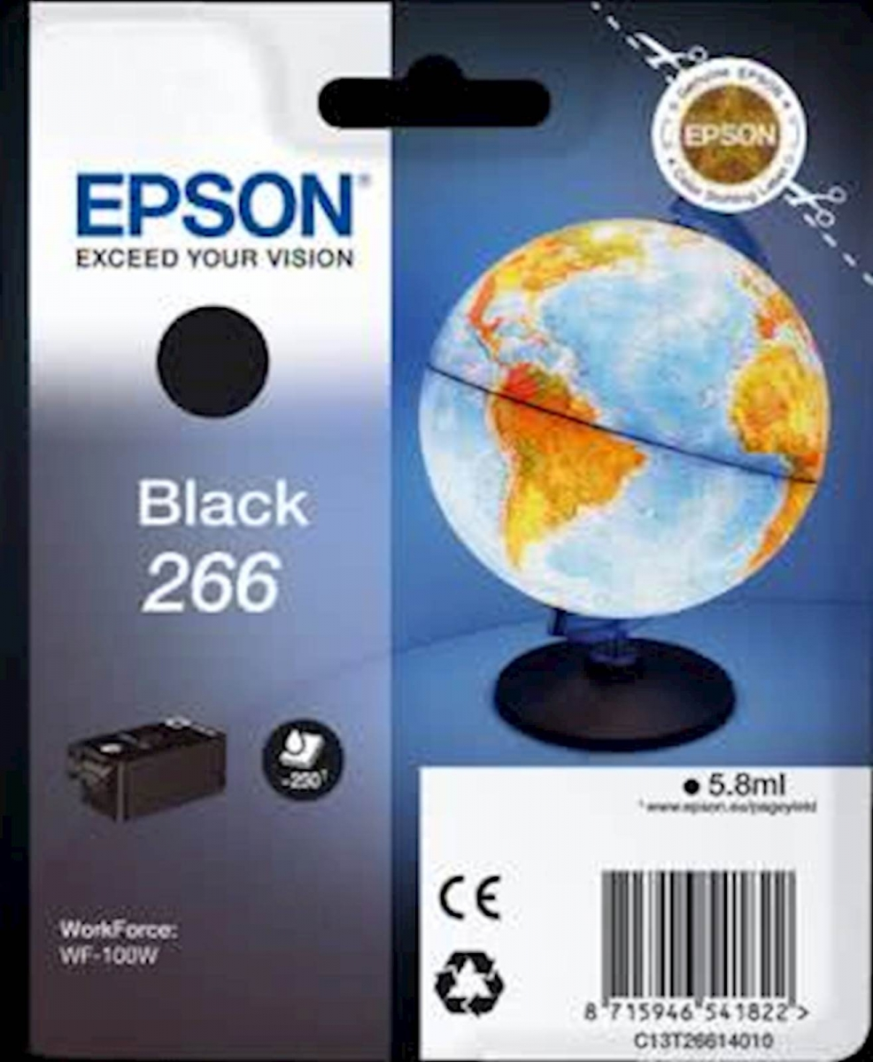 ČRNILO EPSON ČRNO 266 ZA WF-100W ZA 250 STRANI 5,8ml