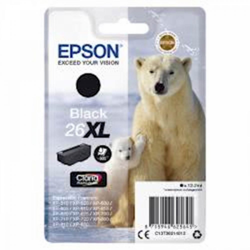 ČRNILO EPSON ČRNO 26XL ZA EXPR.PREM.XP-600, XP-700, EXP-800