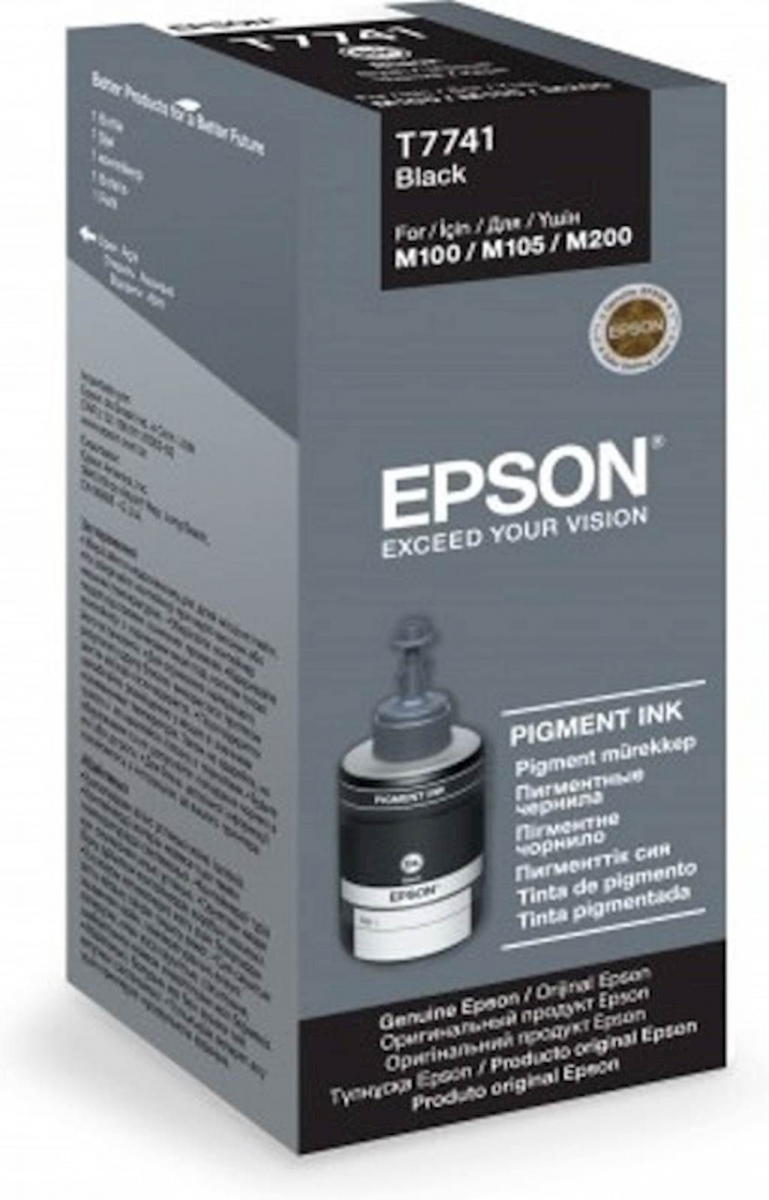 ČRNILO EPSON ČRNO-PIGMENT STEKLENIČKA ZA M100, M105, M200, L655, L605, L1455 140ml