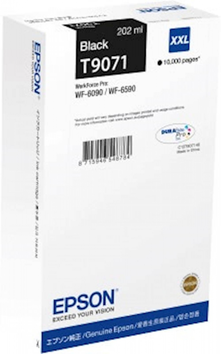 ČRNILO EPSON ČRNO XXL ZA WF-6590 / WF-6090, 202ml