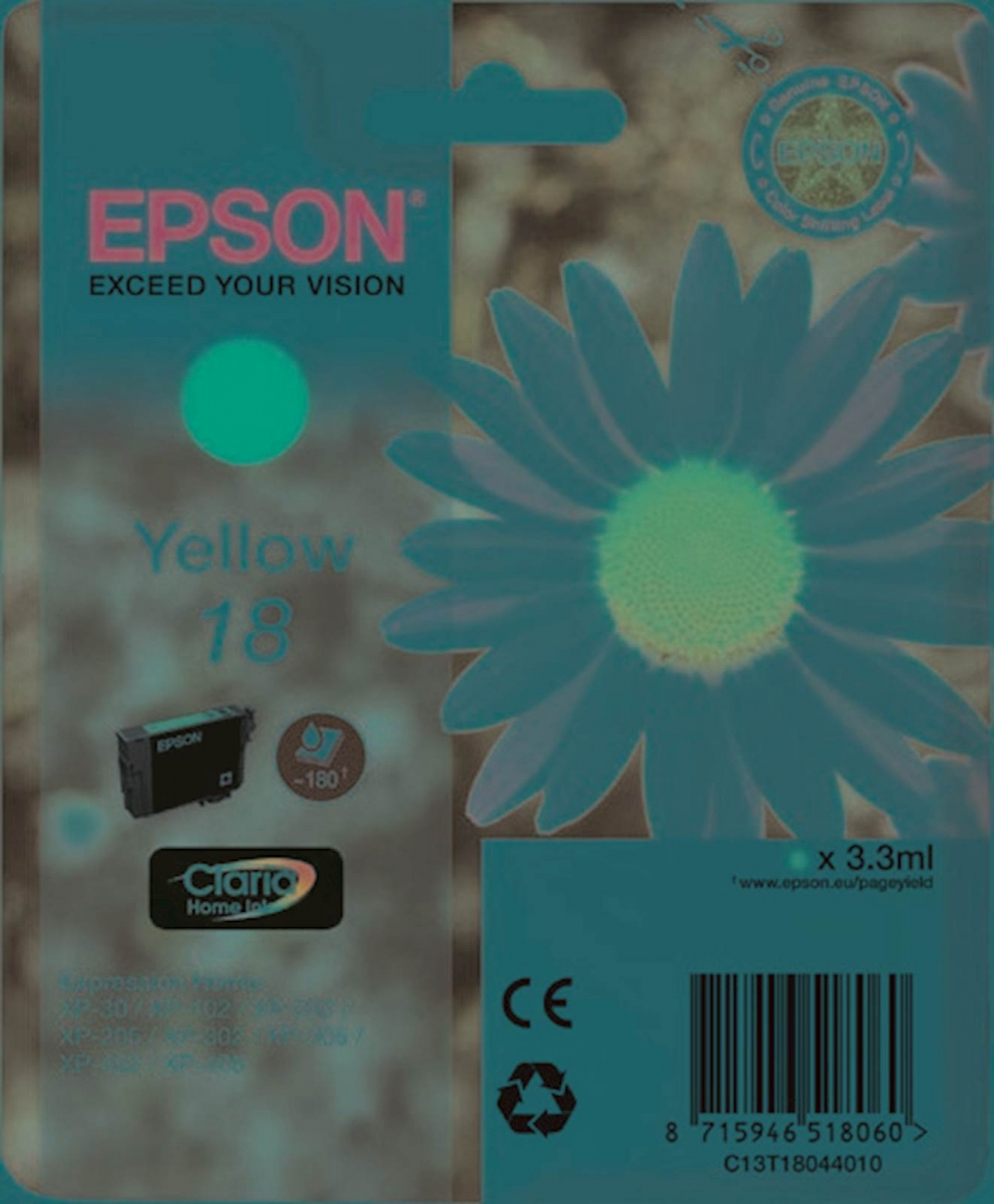 ČRNILO EPSON RUMENO 18 ZA XP30/102/202/205/302/305/402/405