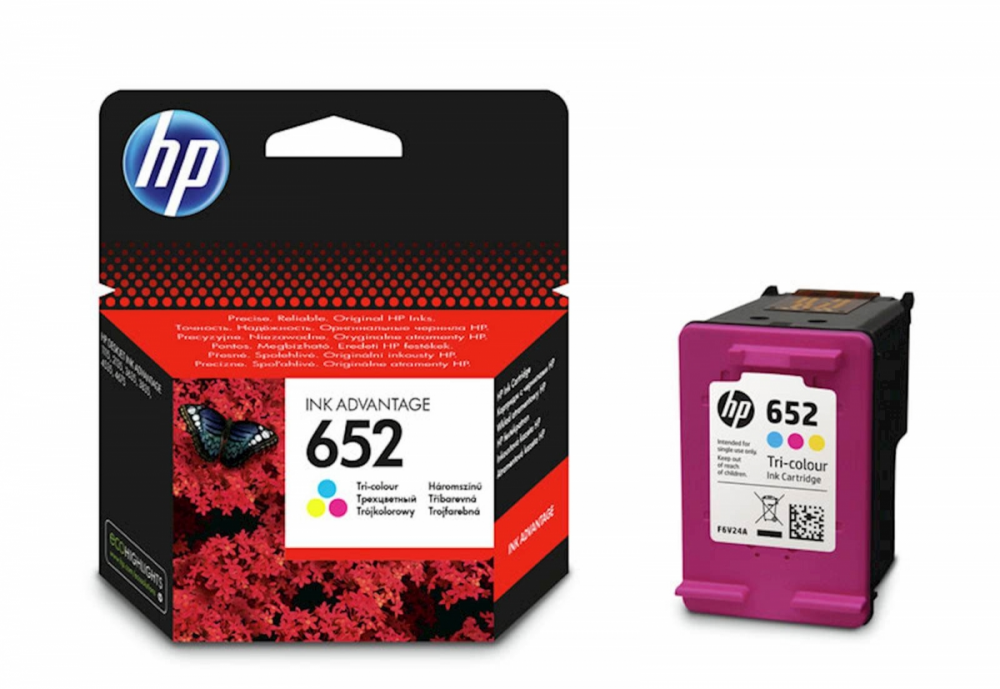 ČRNILO HP BARVNO 652 ZA Deskjet IA 1115,2135,3635,3835,4535 ZA 200 STRANI