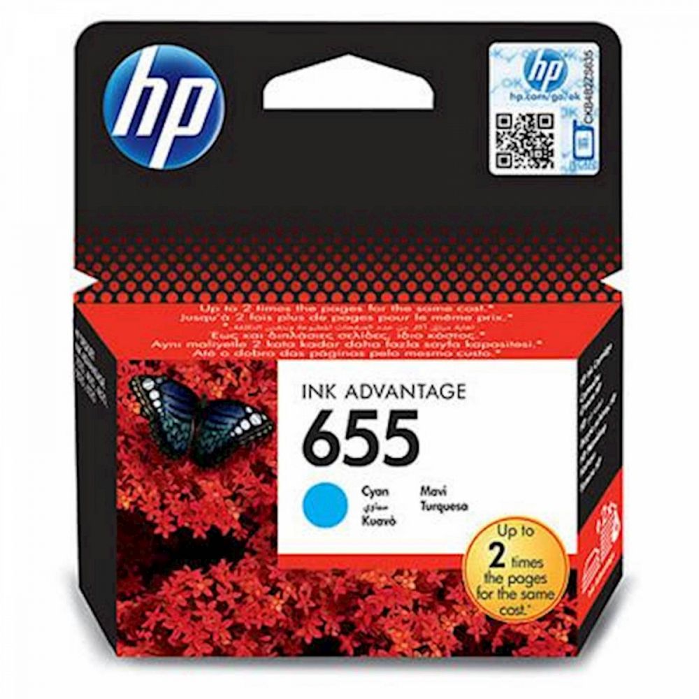 ČRNILO HP CYAN 655 ZA DESKJET Advantage 3525/4615/5525 ZA 600 STRANI