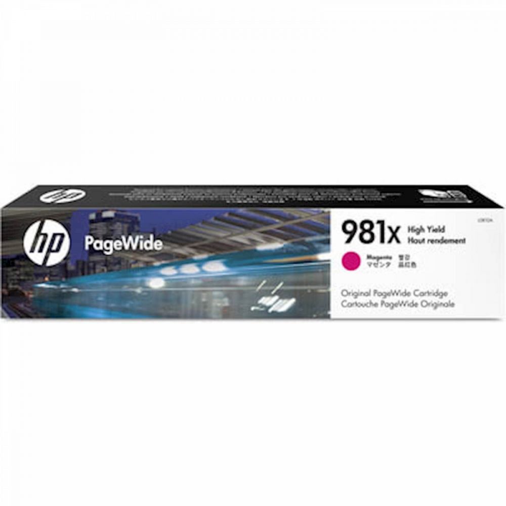 ČRNILO HP MAGENTA 981X PAGEWIDE ZA COLOR 556 / MFP 586 ZA 10.000 STRANI