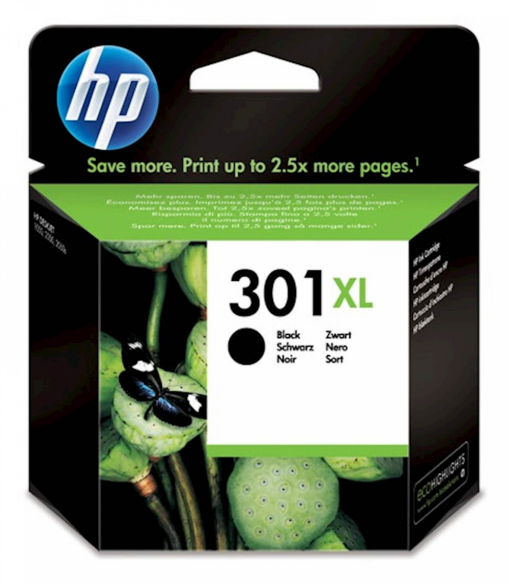 ČRNILO HP ČRNO 301XL ZA DESKJET 1050/2050/5050s ZA 430 STRANI