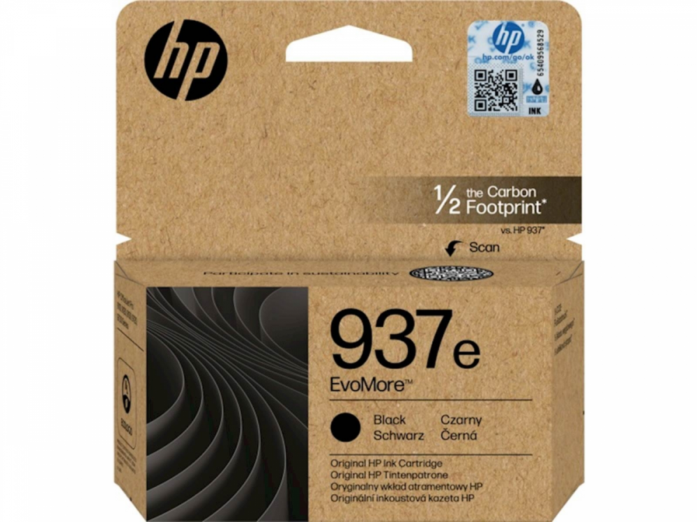 ČRNILO HP ČRNO 937e EvoMore za OfficeJet 9120e/9130e/9720/9730/9110b/9120b/9130b ZA 2.500 STRANI