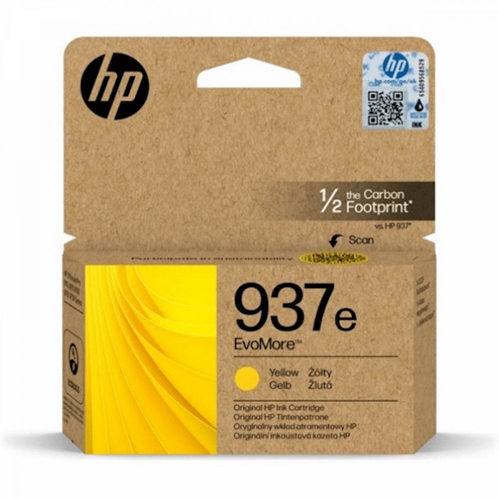 ČRNILO HP RUMENO 937e EvoMore za OfficeJet 9120e/9130e/9720/9730/9110b/9120b/9130b ZA 1.600 STRANI