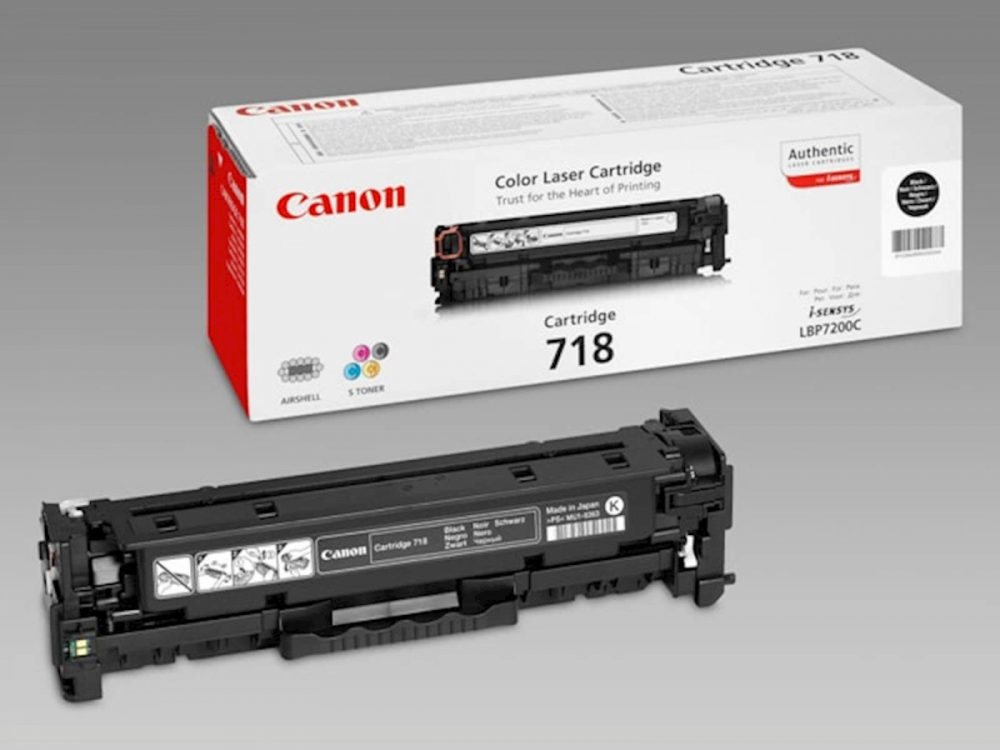 TONER CANON CRG-718 ČRN  LBP-7200 ZA 3400 STRANI