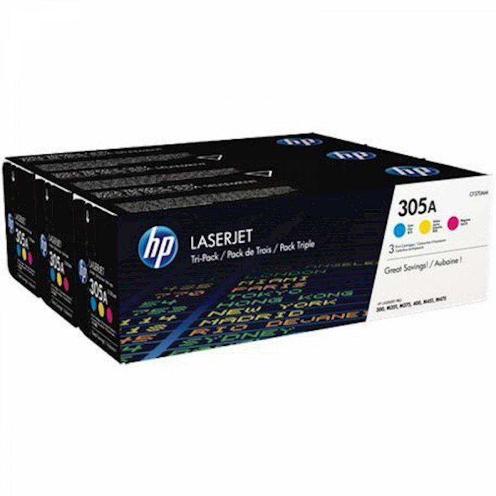 TONER HP 305A BARVNI TRI PACK