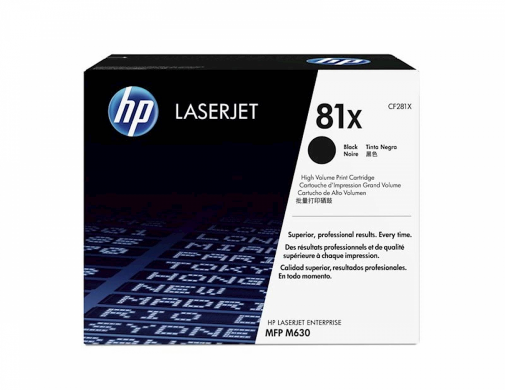 TONER HP 81X ČRN ZA LJ ENTERPRISE MFP M630/605/606 ZA 25.000 STRANI