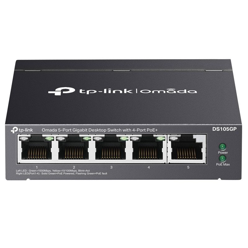 TP-LINK DS105GP Omada 5-port Gigabit PoE+ Unmanaged mrežno stikalo-switch