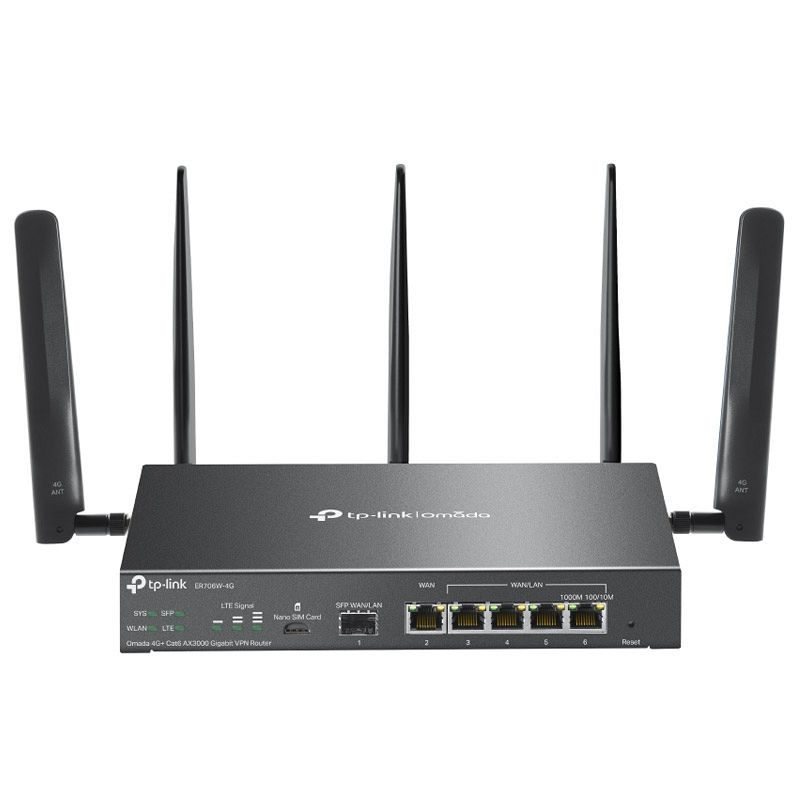 TP-LINK Omada ER706W-4G AX3000 Gigabit VPN usmerjevalnik router