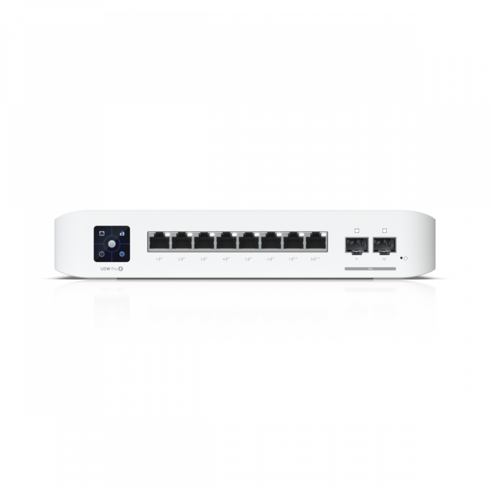 Ubiquiti mrežno 8-portno PoE stikalo USW-Pro-8-PoE (120W)