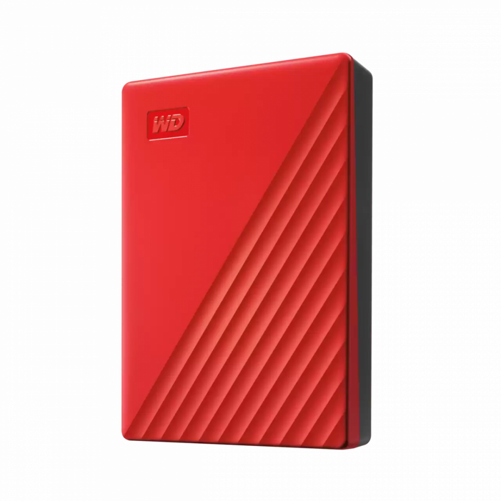 WD My Passport 6TB USB 3.2, rdeč