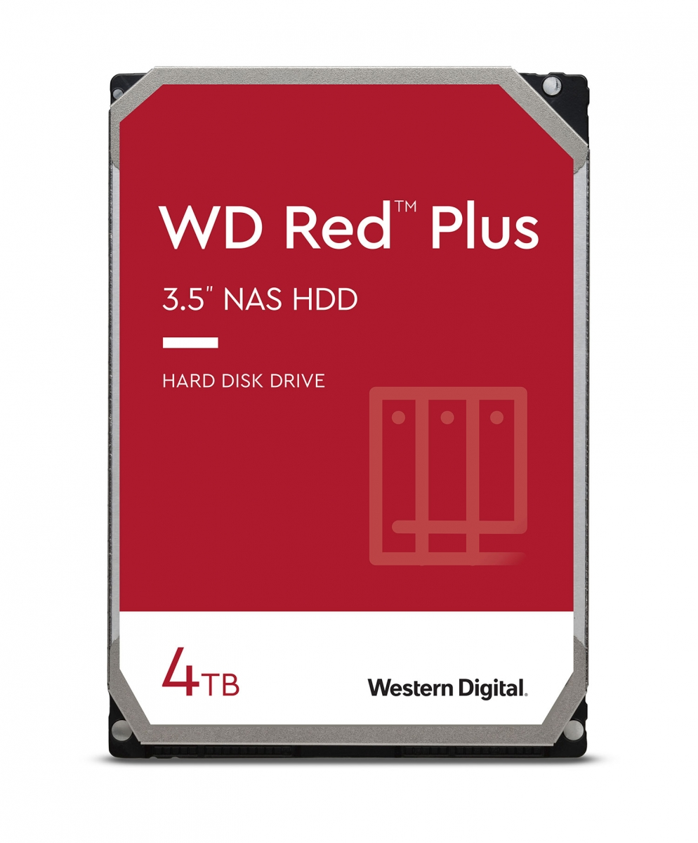 WD trdi disk 4TB SATA3, 6Gb/s, 5400obr, 256MB RED PLUS