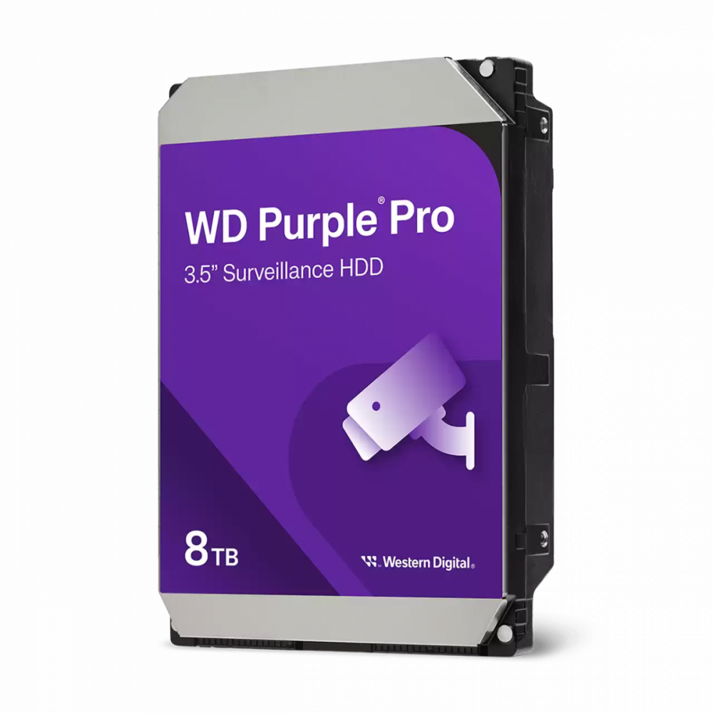 WD trdi disk 8TB SATA3 7200, 256MB PURPLE PRO