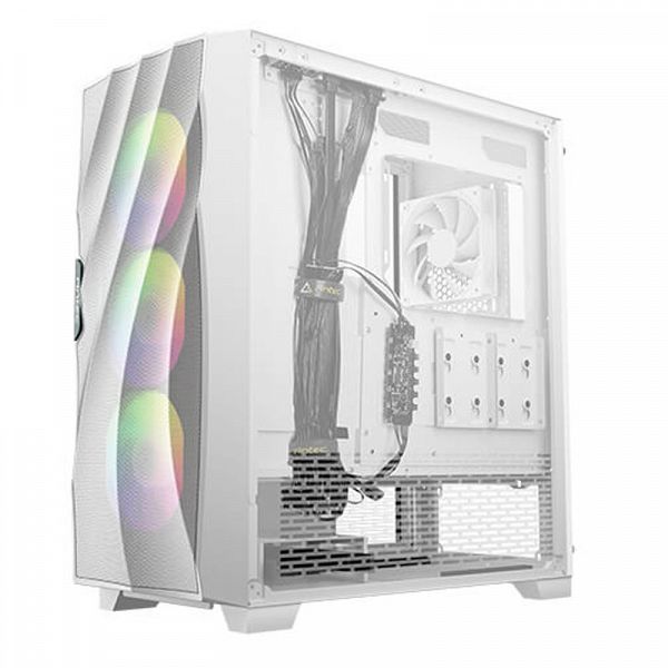 ANTEC DF700FLUX white mid-Tower RGB (0-761345-80074-7) gaming okno belo ohišje