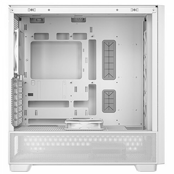 ANTEC Flux midi-ATX okno leseno belo/rjavo gaming ohišje