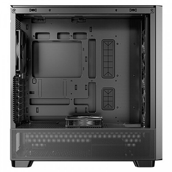 ANTEC Flux midi-ATX okno leseno črno/rjavo gaming ohišje