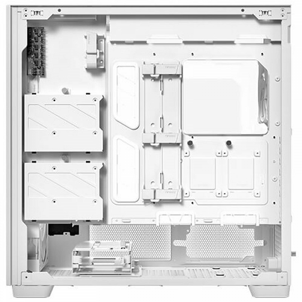 ANTEC Flux PRO White Full Tower okno leseno belo/rjavo gaming ohišje