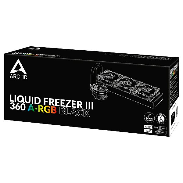 ARCTIC LIQUID FREEZER III 360mm A-RGB vodno hlajenje za INTEL/AMD procesorje