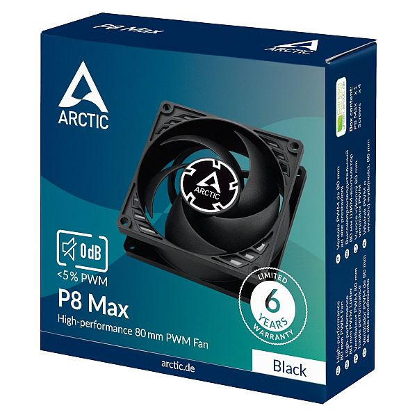 ARCTIC P8 MAX 80mm 4-pin PWM ventilator