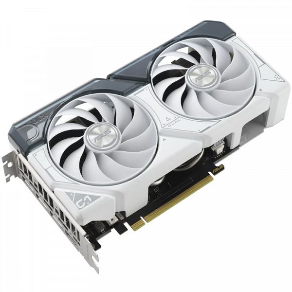 ASUS Dual GeForce RTX 4060 Ti EVO OC 8GB GDDR6 (DUAL-RTX4060TI-O8G-WHITE) bela gaming grafična kartica