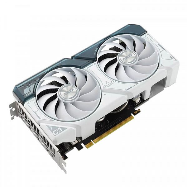 ASUS Dual GeForce RTX 4060 Ti OC 8GB GDDR6 (90YV0J42-M0NA00) bela gaming grafična kartica